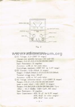 FET VOM K-200; Kyoritsu Electrical (ID = 1631791) Ausrüstung