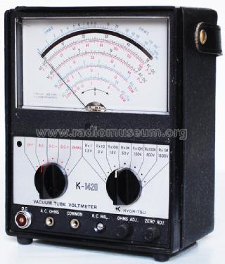 Vacuum Tube Voltmeter K-1420; Kyoritsu Electrical (ID = 1662789) Equipment