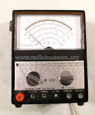 Vacuum Tube Voltmeter K-1420; Kyoritsu Electrical (ID = 2231393) Equipment