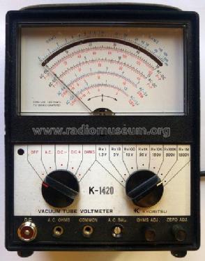 Vacuum Tube Voltmeter K-1420; Kyoritsu Electrical (ID = 2619488) Equipment