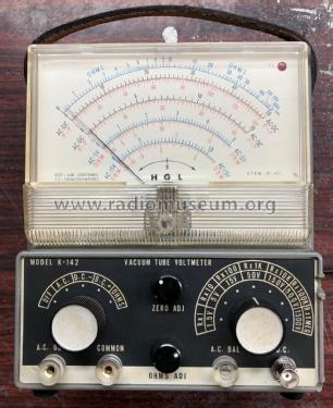 Vacuum Tube Voltmeter K-142; Kyoritsu Electrical (ID = 2491085) Equipment