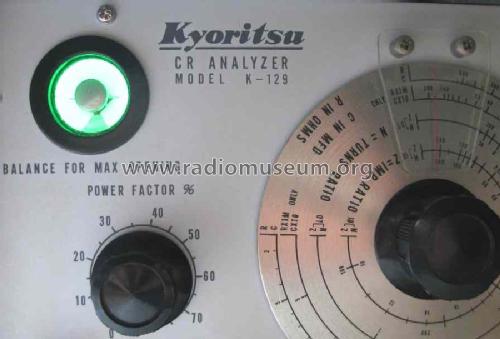 CR-Analyzer K-129; Kyoritsu Electrical (ID = 1026139) Equipment