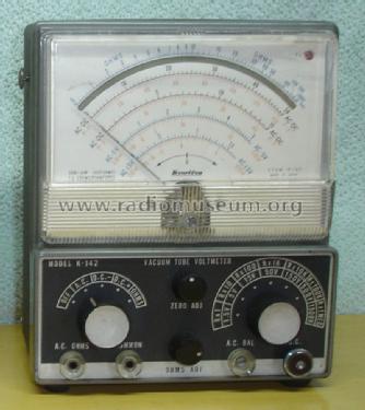 Vacuum Tube Voltmeter K-142; Kyoritsu Electrical (ID = 1419052) Equipment
