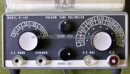 Vacuum Tube Voltmeter K-142; Kyoritsu Electrical (ID = 315295) Ausrüstung