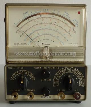 Vacuum Tube Voltmeter RV-66; Kyoritsu Electrical (ID = 1009084) Equipment