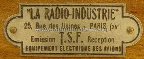 2 lampes 806; La Radio-Industrie (ID = 2107471) Radio