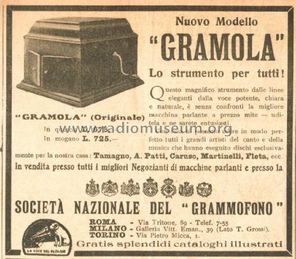 Gramola ; La Voce del Padrone; (ID = 2613150) TalkingM