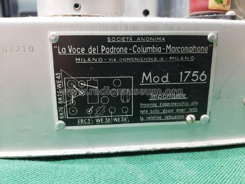 Marconi 1756 ; La Voce del Padrone; (ID = 2839153) Radio