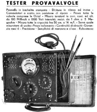 Tester Provavalvole ; LABI - Bianconi, A.L (ID = 2795387) Equipment