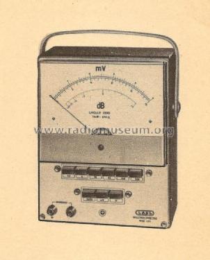 Millivoltmetro 633; LAEL, Laboratori (ID = 710808) Equipment