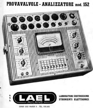 Provavalvole Analizzatore 152; LAEL, Laboratori (ID = 2819165) Equipment
