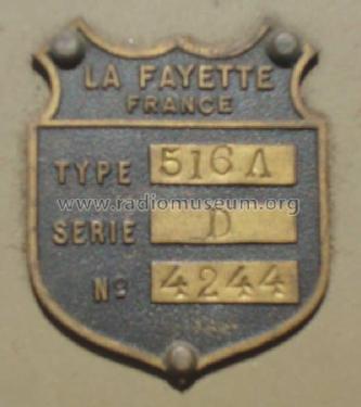 516A; Lafayette-France La (ID = 2255031) Radio