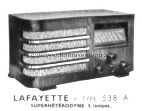 538 A; Lafayette-France La (ID = 2350683) Radio
