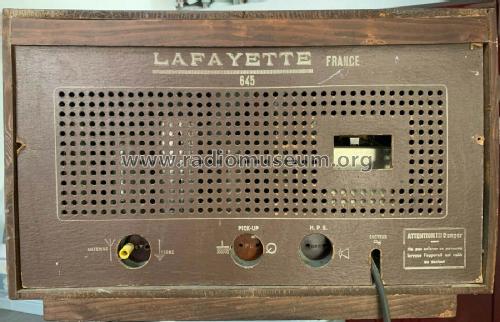 645; Lafayette-France La (ID = 2495349) Radio