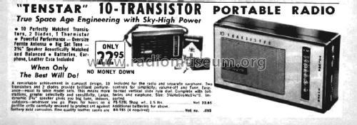 10 Transistor 'Tenstar' FS-129L; Lafayette Radio & TV (ID = 3033408) Radio