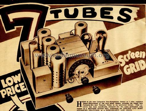 184 7 Tube Duo-Symphonic ; Lafayette Radio & TV (ID = 671614) Radio