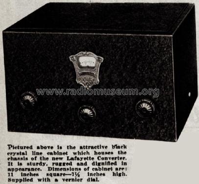 1932 SW Converter ; Lafayette Radio & TV (ID = 671454) Converter