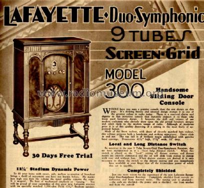 300 Duo-Symphonic ; Lafayette Radio & TV (ID = 693149) Radio