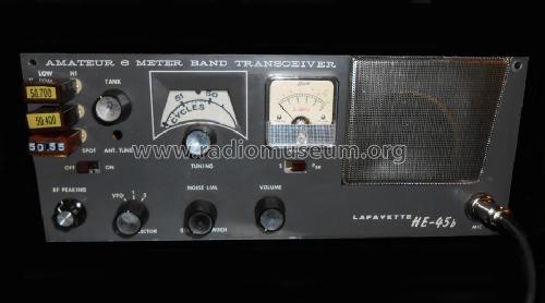6 Meter Transceiver HE-45B; Lafayette Radio & TV (ID = 3180604) Amat TRX