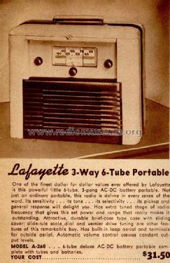 A-260 ; Lafayette Radio & TV (ID = 697701) Radio