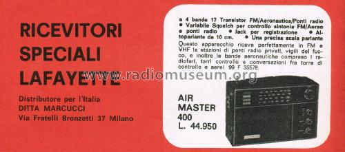 Air Master 400; Lafayette Radio & TV (ID = 2769988) Radio