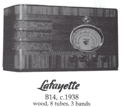 B-14 ; Lafayette Radio & TV (ID = 1436483) Radio