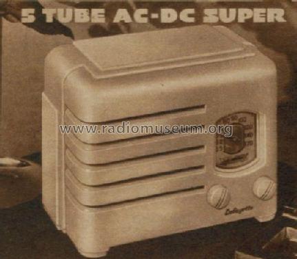 B-50, 5 Tube AC-DC Super ; Lafayette Radio & TV (ID = 681895) Radio