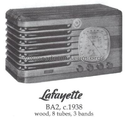 BA-2 ; Lafayette Radio & TV (ID = 1436485) Radio