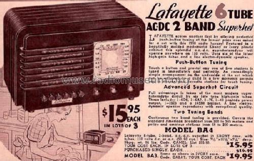 BA-4 ; Lafayette Radio & TV (ID = 2622137) Radio
