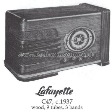 C47 ; Lafayette Radio & TV (ID = 1439452) Radio