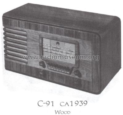 C-91 ; Lafayette Radio & TV (ID = 1534002) Radio