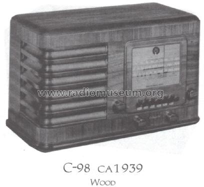 C-98 ; Lafayette Radio & TV (ID = 1533969) Radio