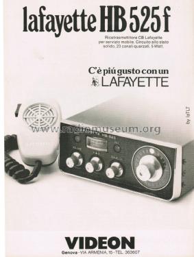 CB Transceiver HB525f; Lafayette Radio & TV (ID = 2751331) Ciudadana