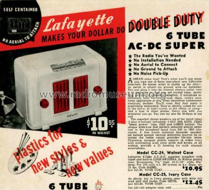CC-25; Lafayette Radio & TV (ID = 3168072) Radio