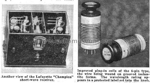 Champion Short Wave Receiver; Lafayette Radio & TV (ID = 1968515) Amateur-R