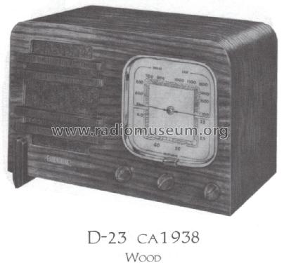 D-23 ; Lafayette Radio & TV (ID = 1533951) Radio