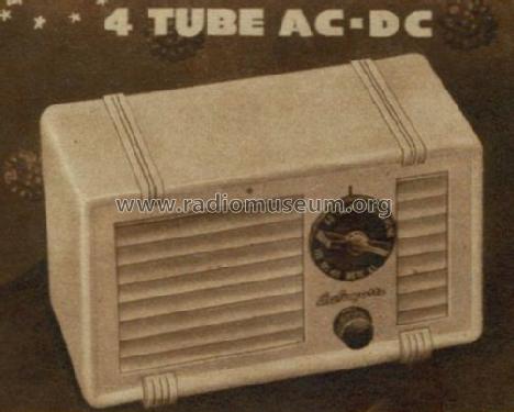 D-25, 4 Tube AC-DC ; Lafayette Radio & TV (ID = 681956) Radio