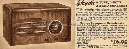 D-29 ; Lafayette Radio & TV (ID = 663775) Radio