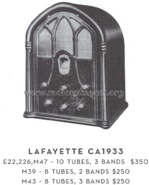E22 ; Lafayette Radio & TV (ID = 1580788) Radio