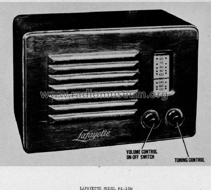 FA 15W ; Lafayette Radio & TV (ID = 717007) Radio