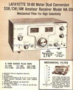 HA-350; Lafayette Radio & TV (ID = 1808184) Amateur-R