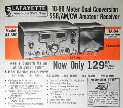HA-350; Lafayette Radio & TV (ID = 2657467) Amateur-R