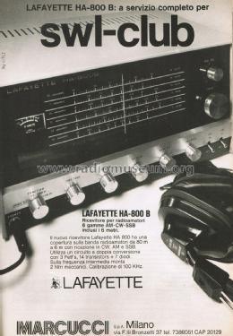 HA-800B ; Lafayette Radio & TV (ID = 2748880) Amateur-R