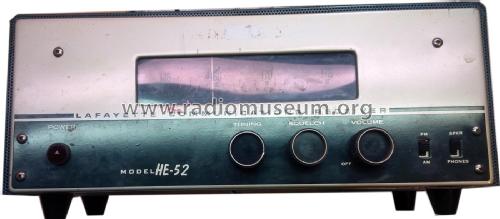 Communications Receiver HE-52; Lafayette Radio & TV (ID = 2374314) Commercial Re