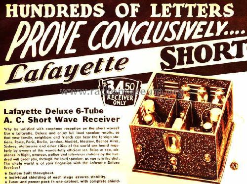 M-12 Deluxe; Lafayette Radio & TV (ID = 654637) Radio