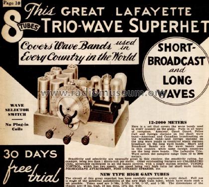 M-43 Trio-Wave ; Lafayette Radio & TV (ID = 700687) Radio