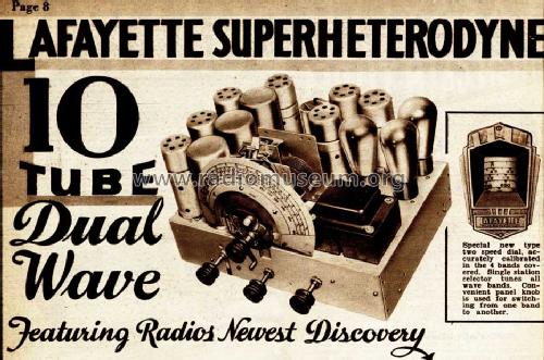 M-48 Dual Wave ; Lafayette Radio & TV (ID = 672641) Radio