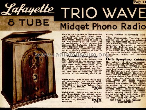 M-57 Trio-Wave Little Symphony ; Lafayette Radio & TV (ID = 700714) Radio