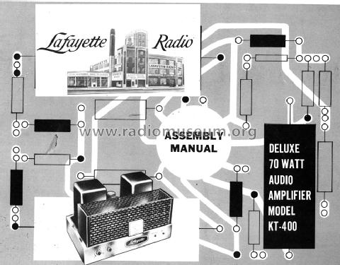 Power Amplifier KT-400; Lafayette Radio & TV (ID = 680906) Ampl/Mixer