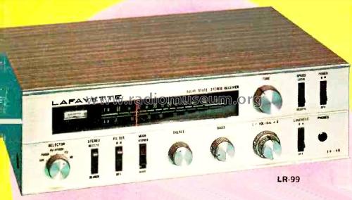 Solid State AM/FM Stereo Receiver LR-99; Lafayette Radio & TV (ID = 1823152) Radio